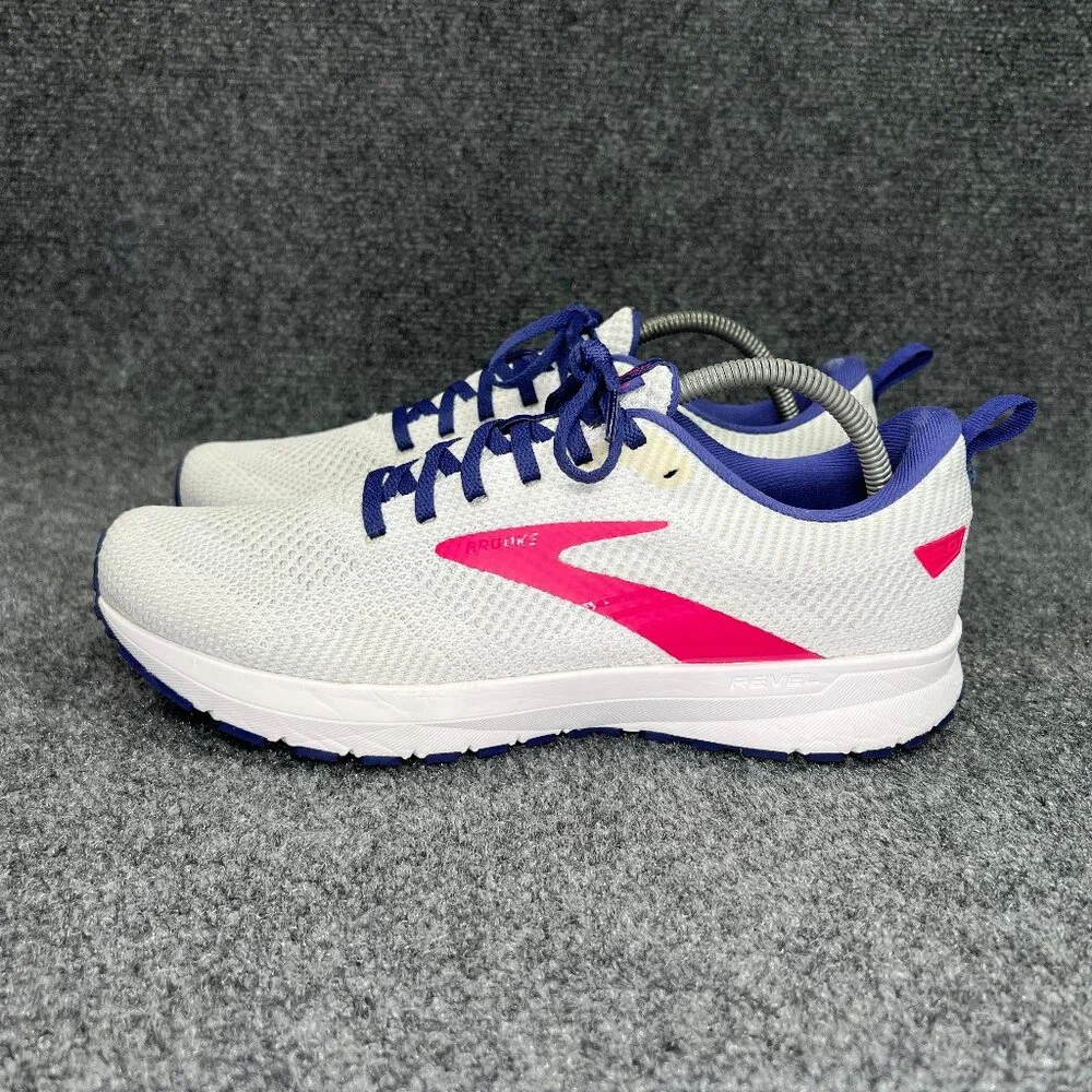 Brooks Revel 5 Running Shoes Women's‎ Size 11 White Athletic Training Sneakers